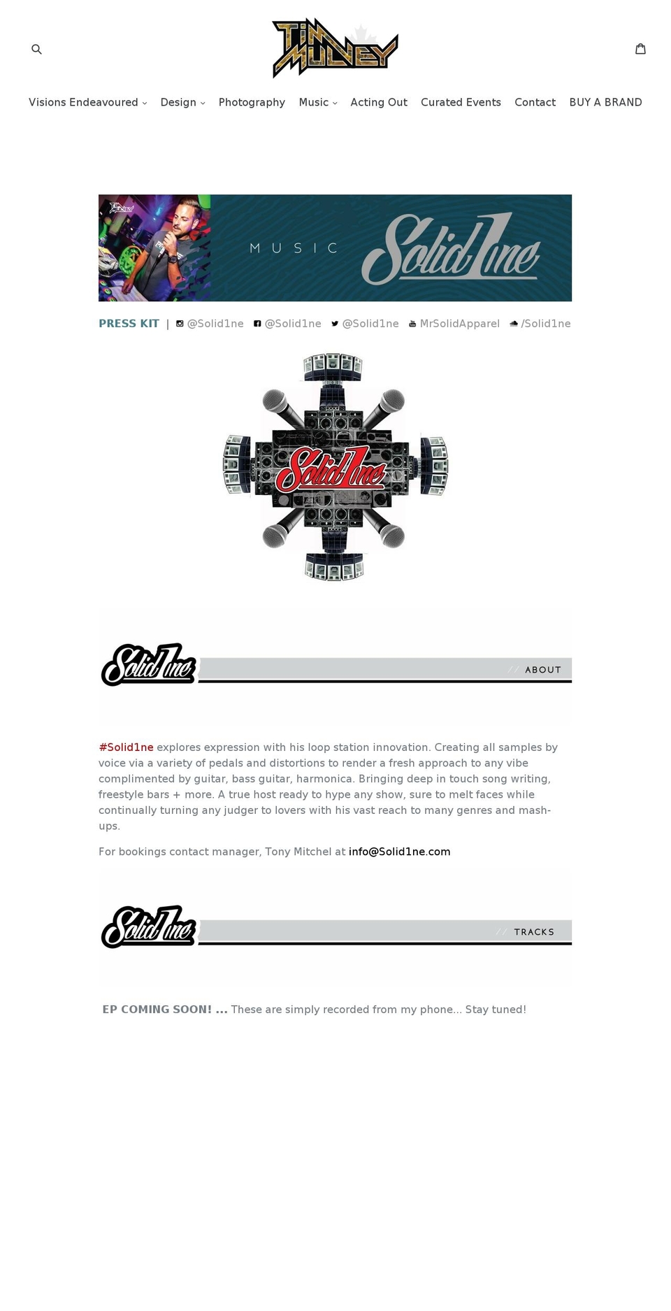 solid1ne.net shopify website screenshot