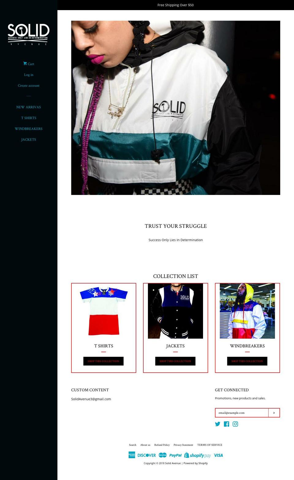 solidave.com — Shopify storefront screenshot