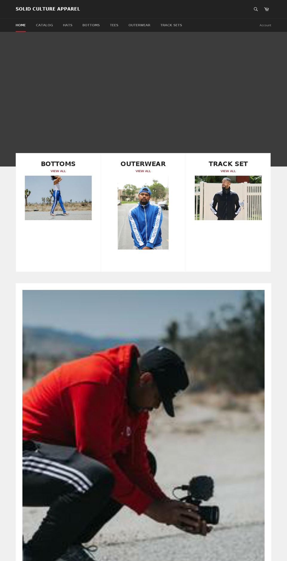 solidcultureapparelshop.com shopify website screenshot