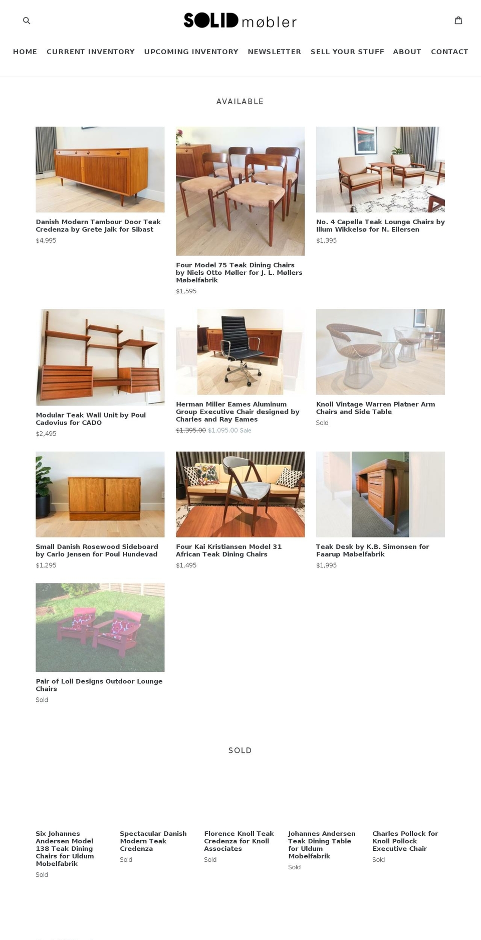 solidmobler.ca shopify website screenshot