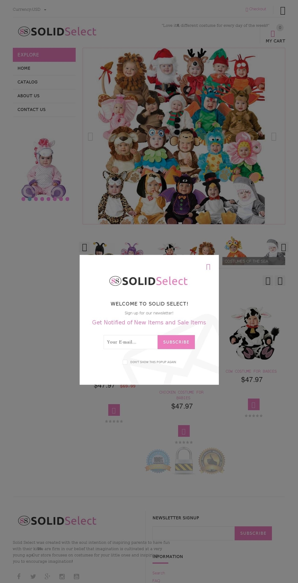 YourStore Shopify theme site example solidselect.net
