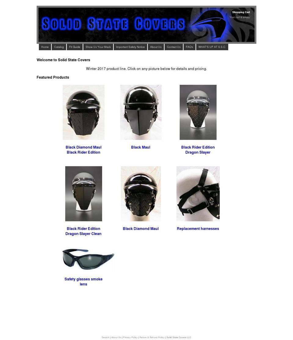 solidstatecovers.net shopify website screenshot