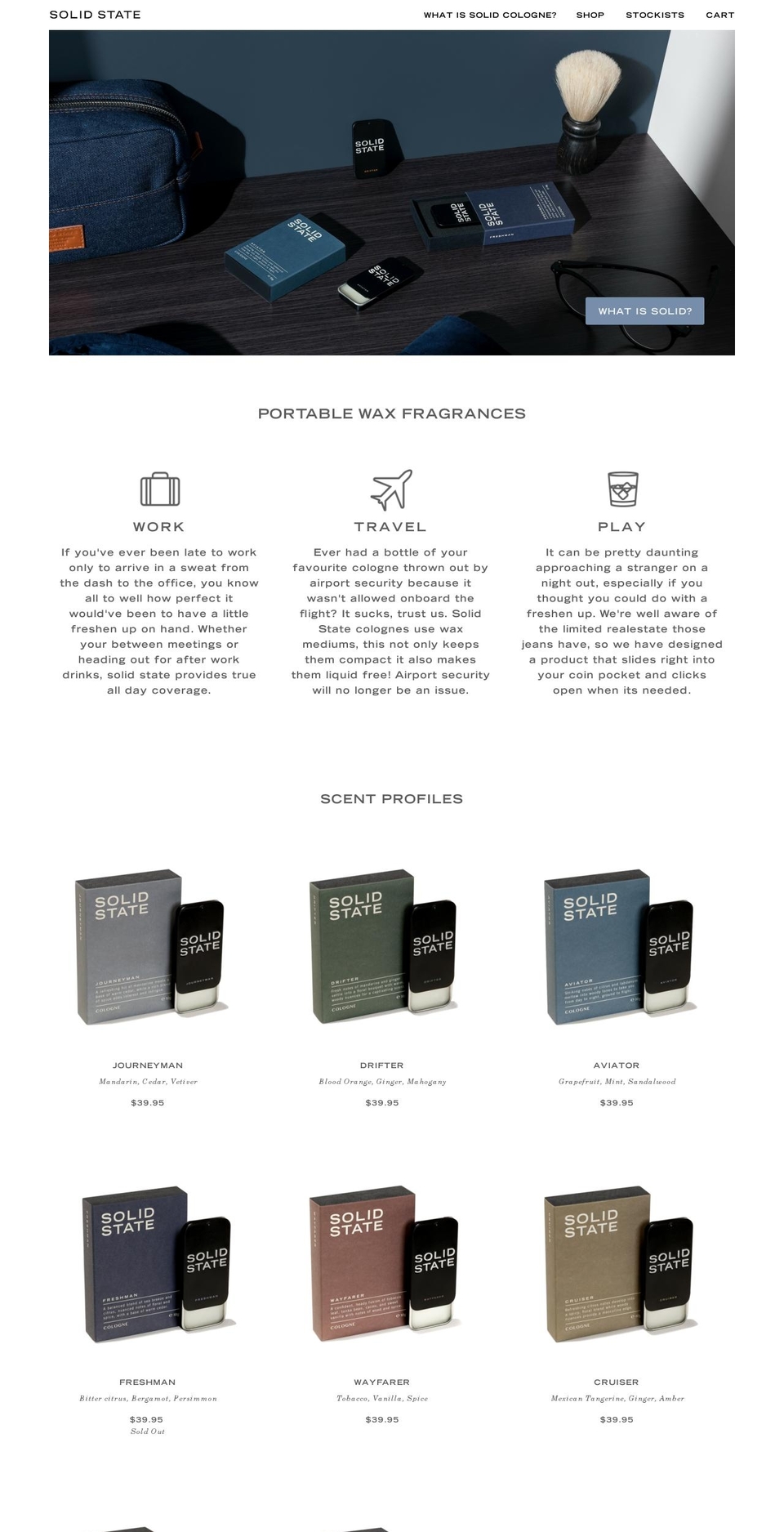 solidstateformen.com shopify website screenshot