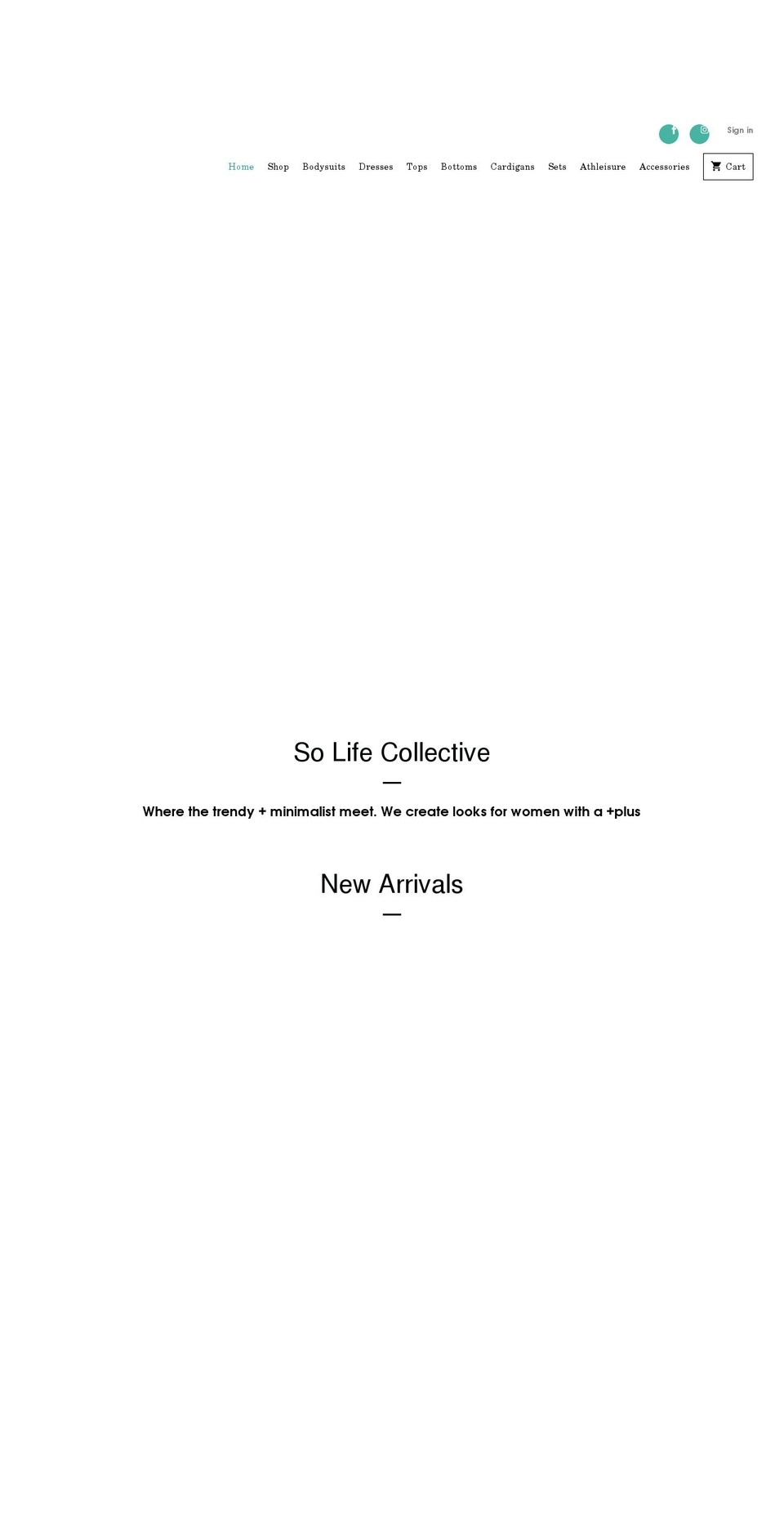 solifecollective.com shopify website screenshot
