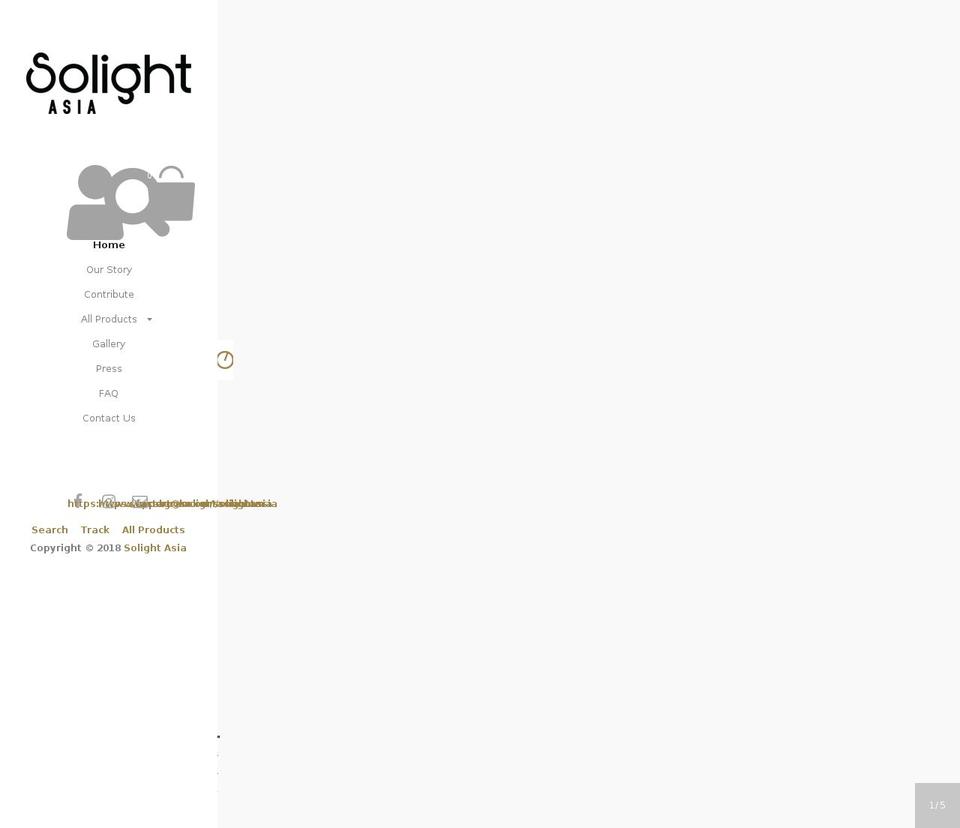 solightasia.com shopify website screenshot