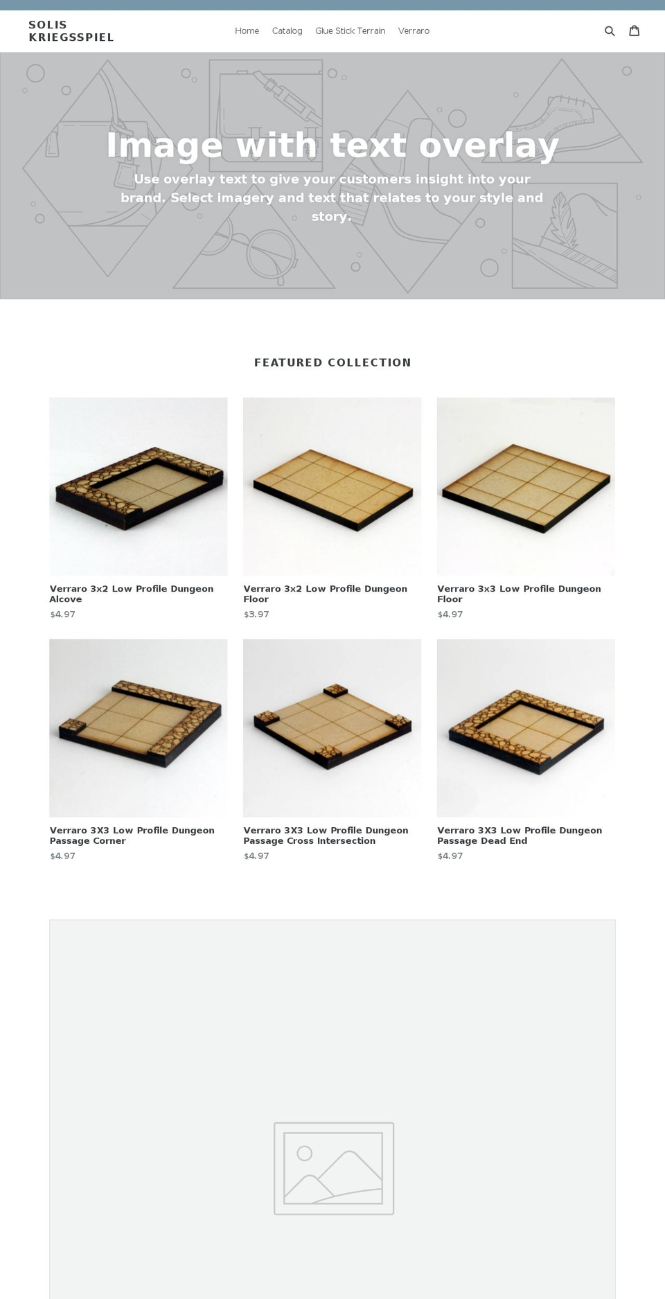 soliskriegsspiel.com — Shopify storefront screenshot