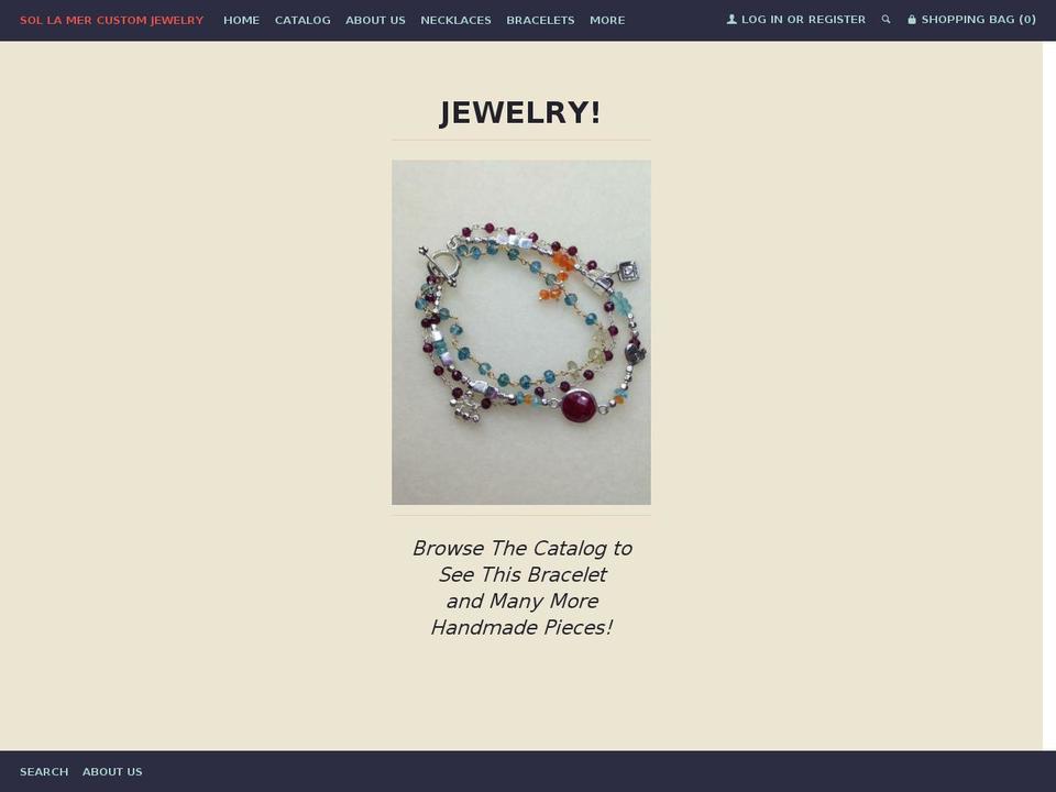 sollamerjewelry.com shopify website screenshot