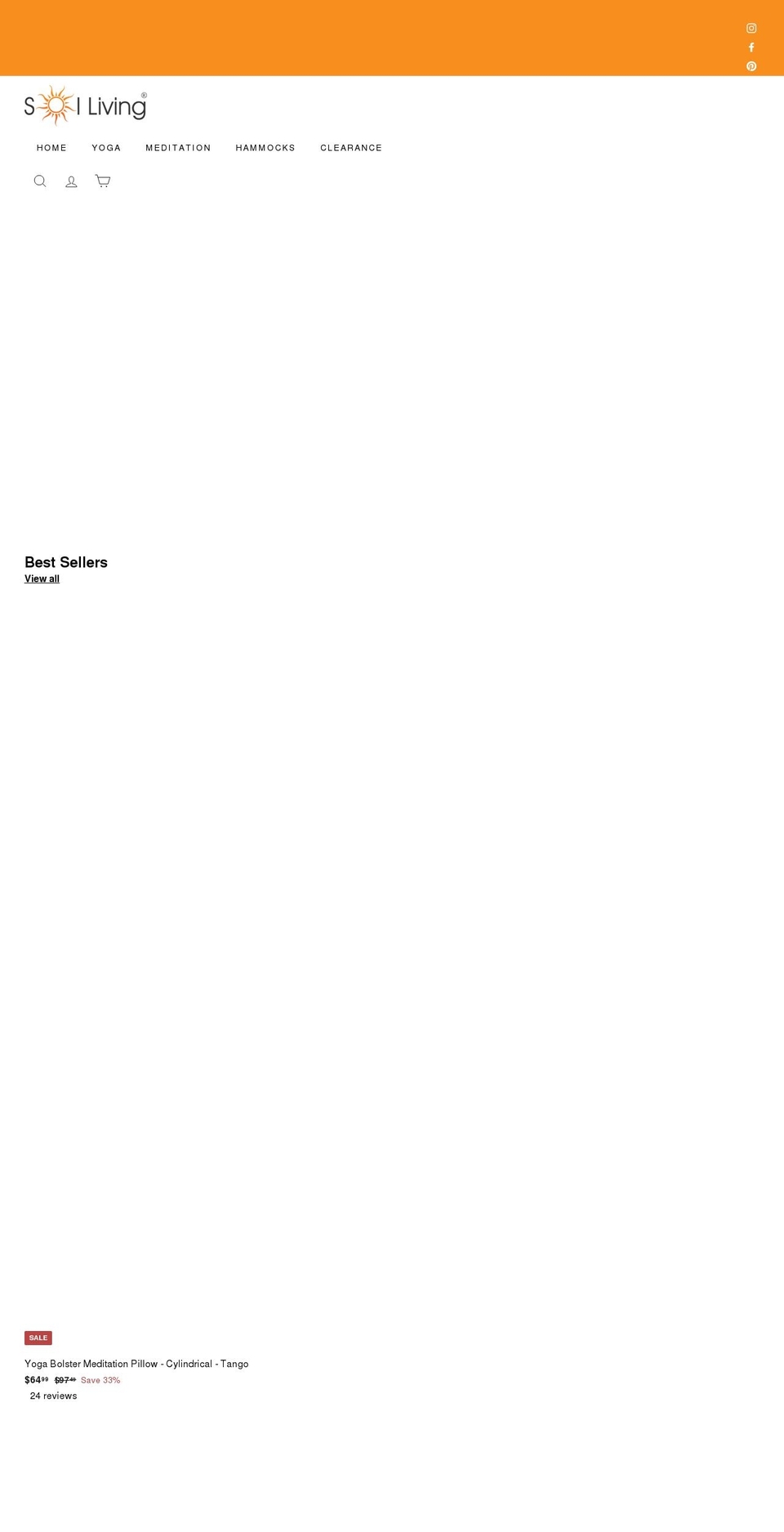 solliving.com shopify website screenshot