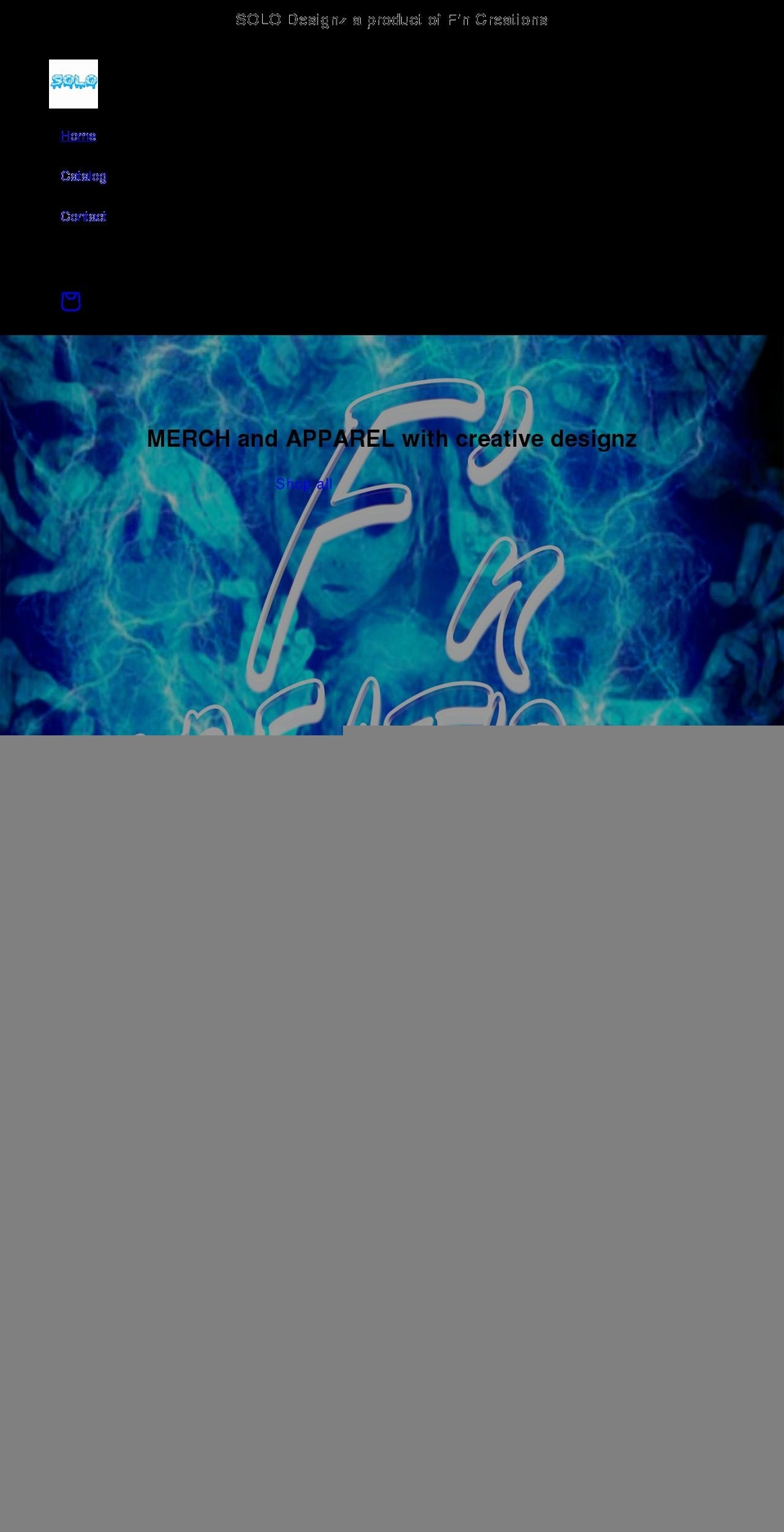 solodesignz.com shopify website screenshot