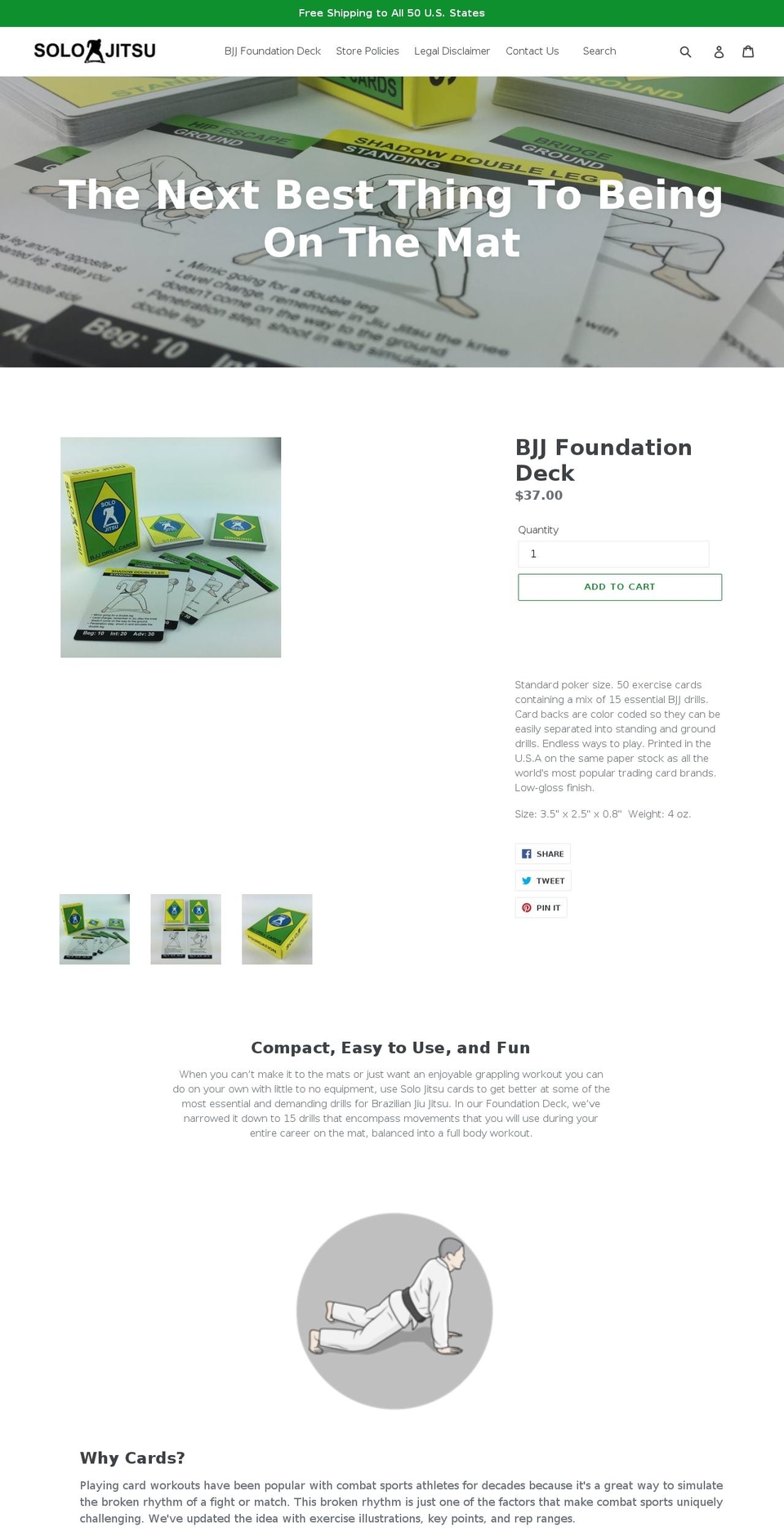 solojitsu.com — Shopify storefront screenshot