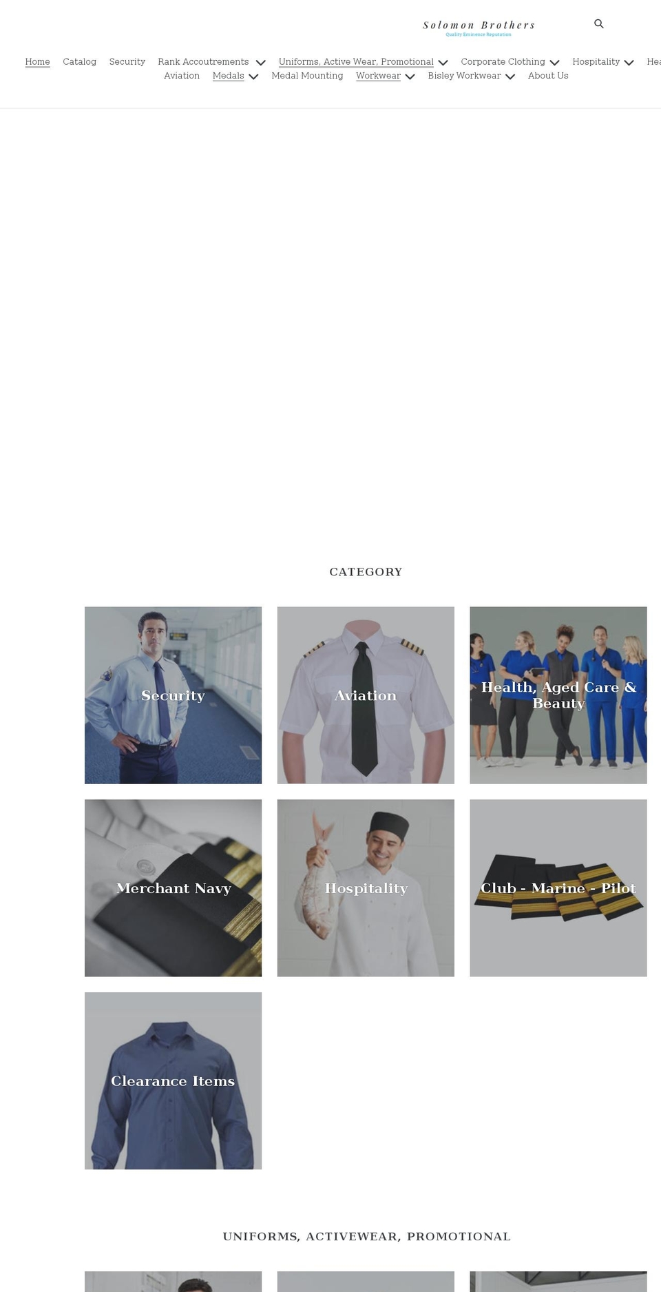 solomonbros.com.au shopify website screenshot