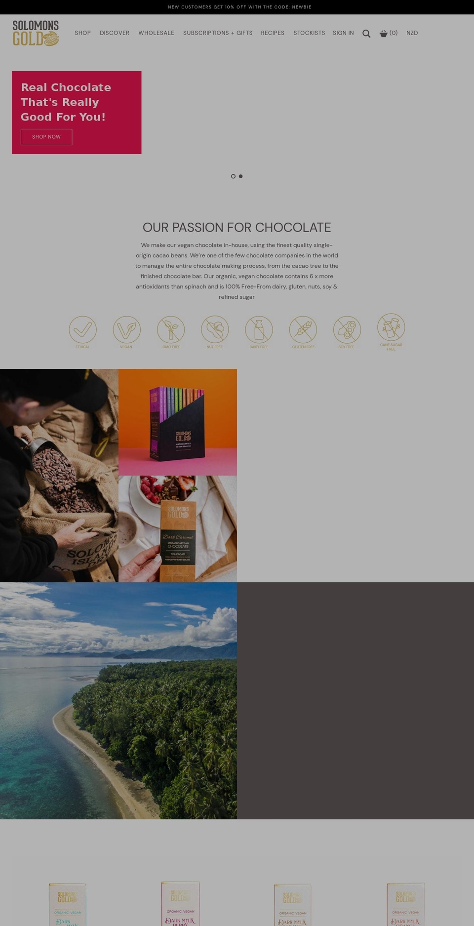 solomonsgold.co.nz shopify website screenshot