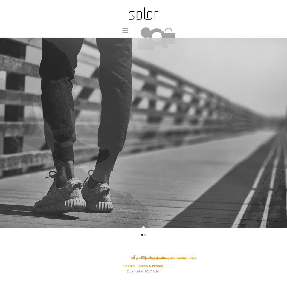 solorlab.com shopify website screenshot
