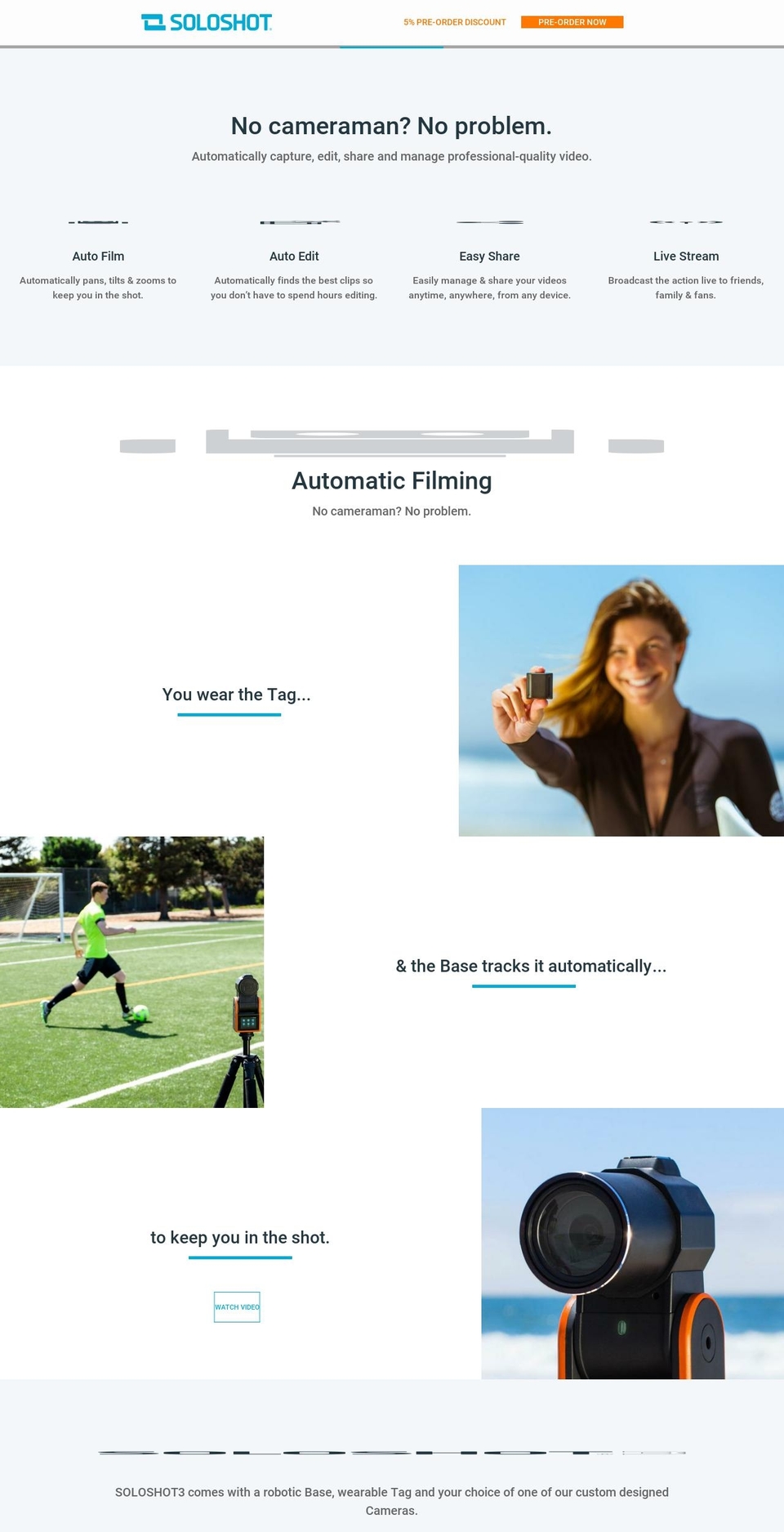 soloshot2.com shopify website screenshot