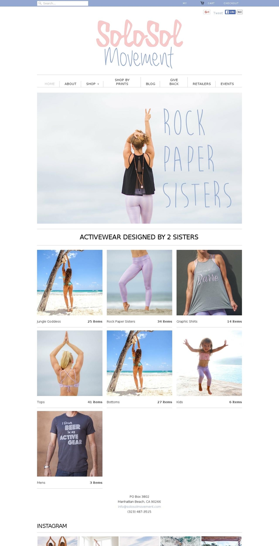 solosolmovement.com shopify website screenshot