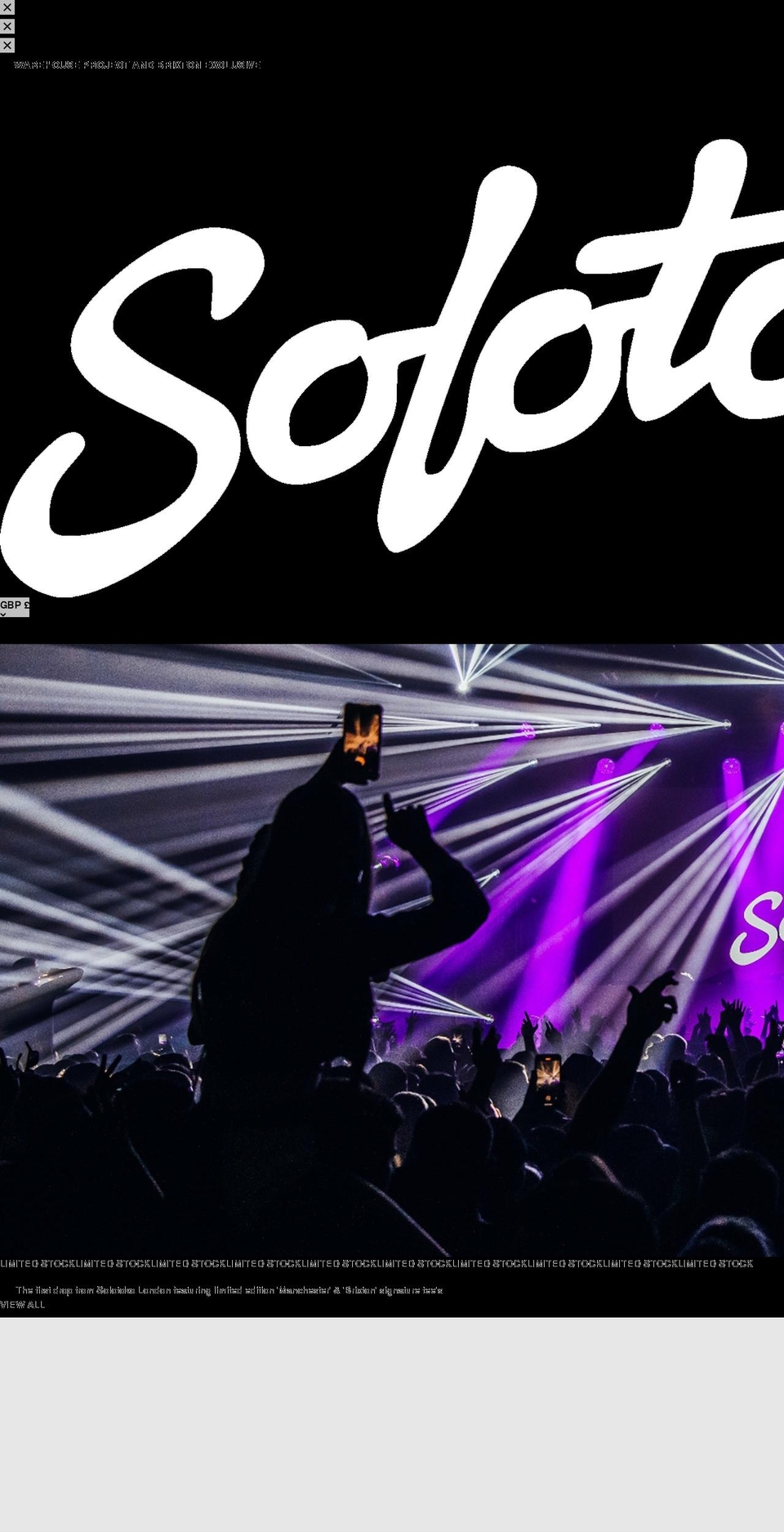 solotokolondon.com shopify website screenshot