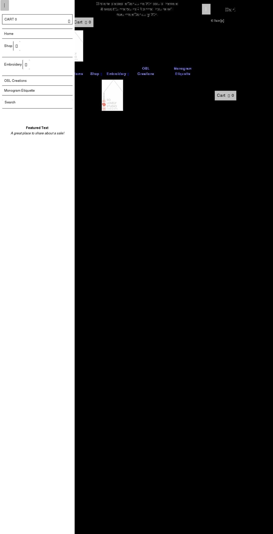 solovelystudio.com shopify website screenshot