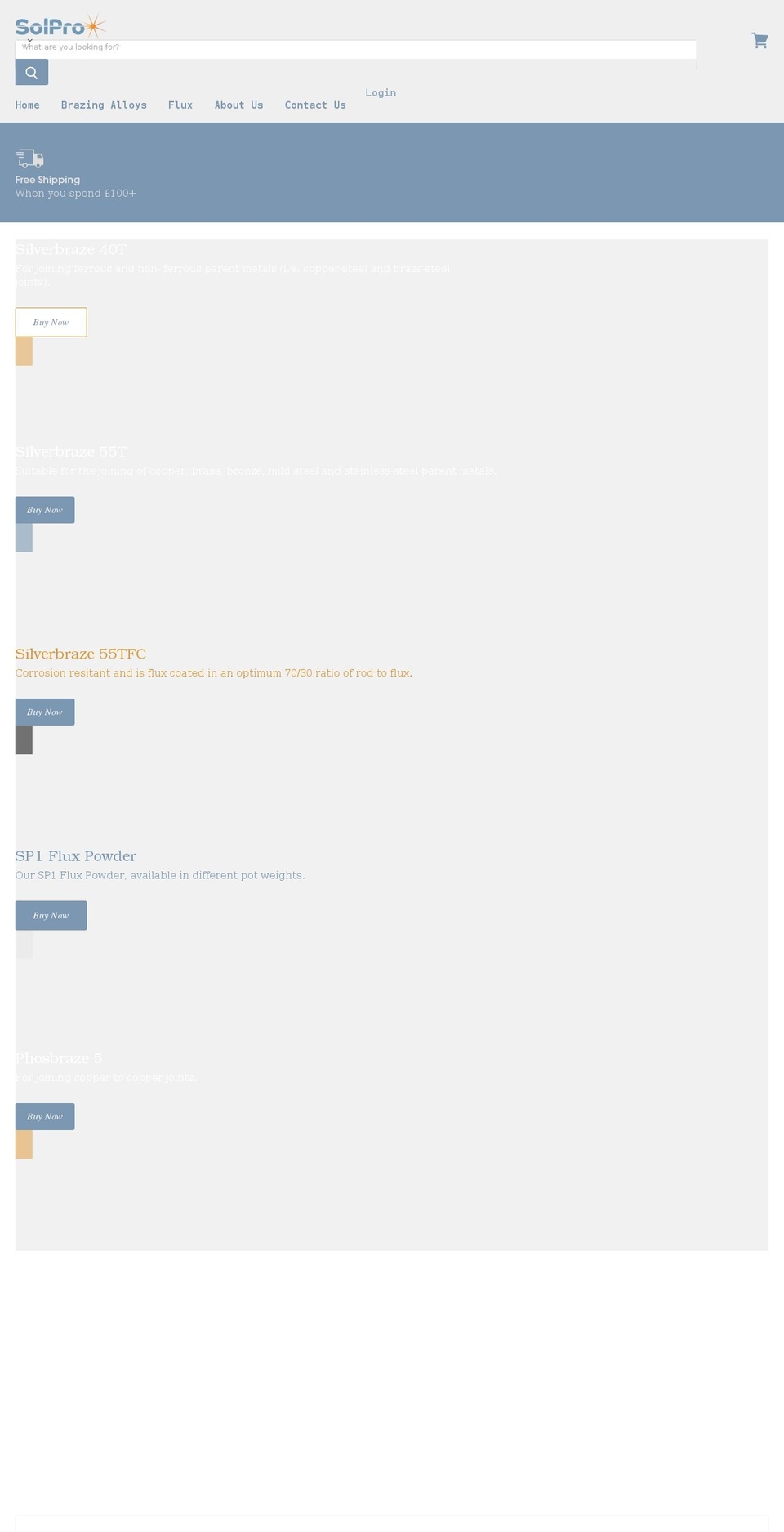 solprobrazing.co.uk shopify website screenshot