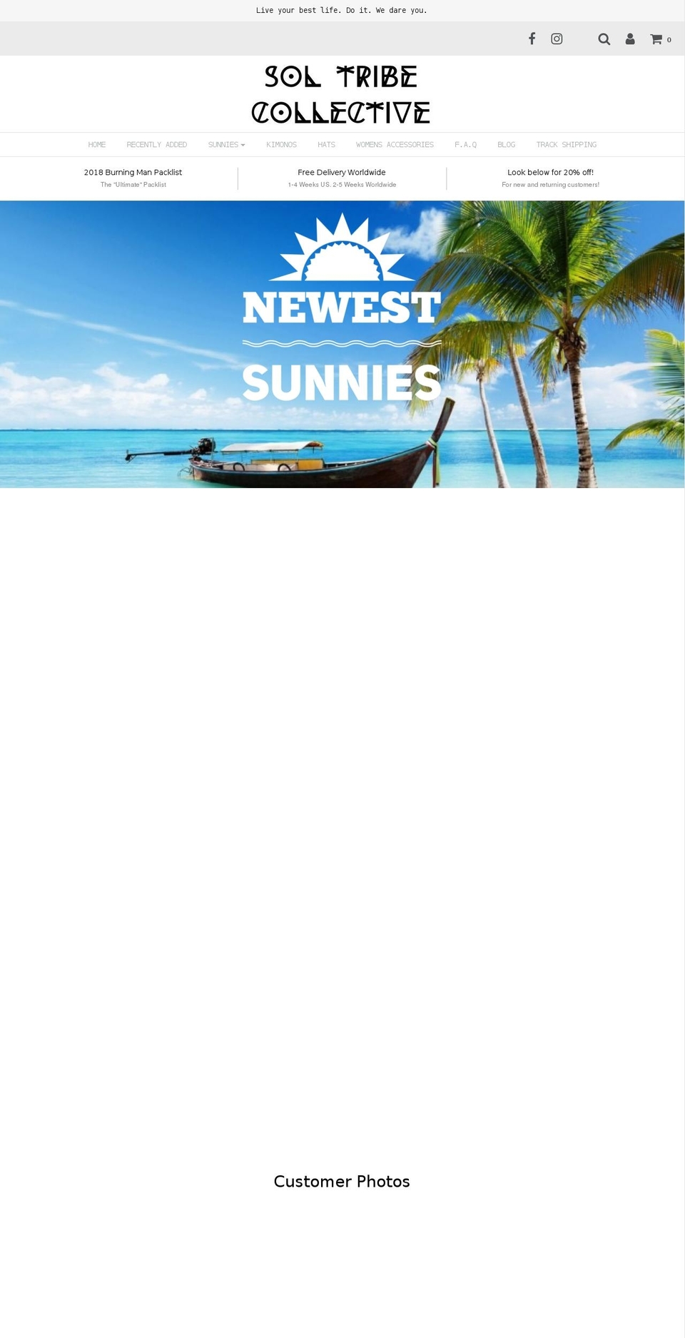 soltribecollective.com — Shopify storefront screenshot