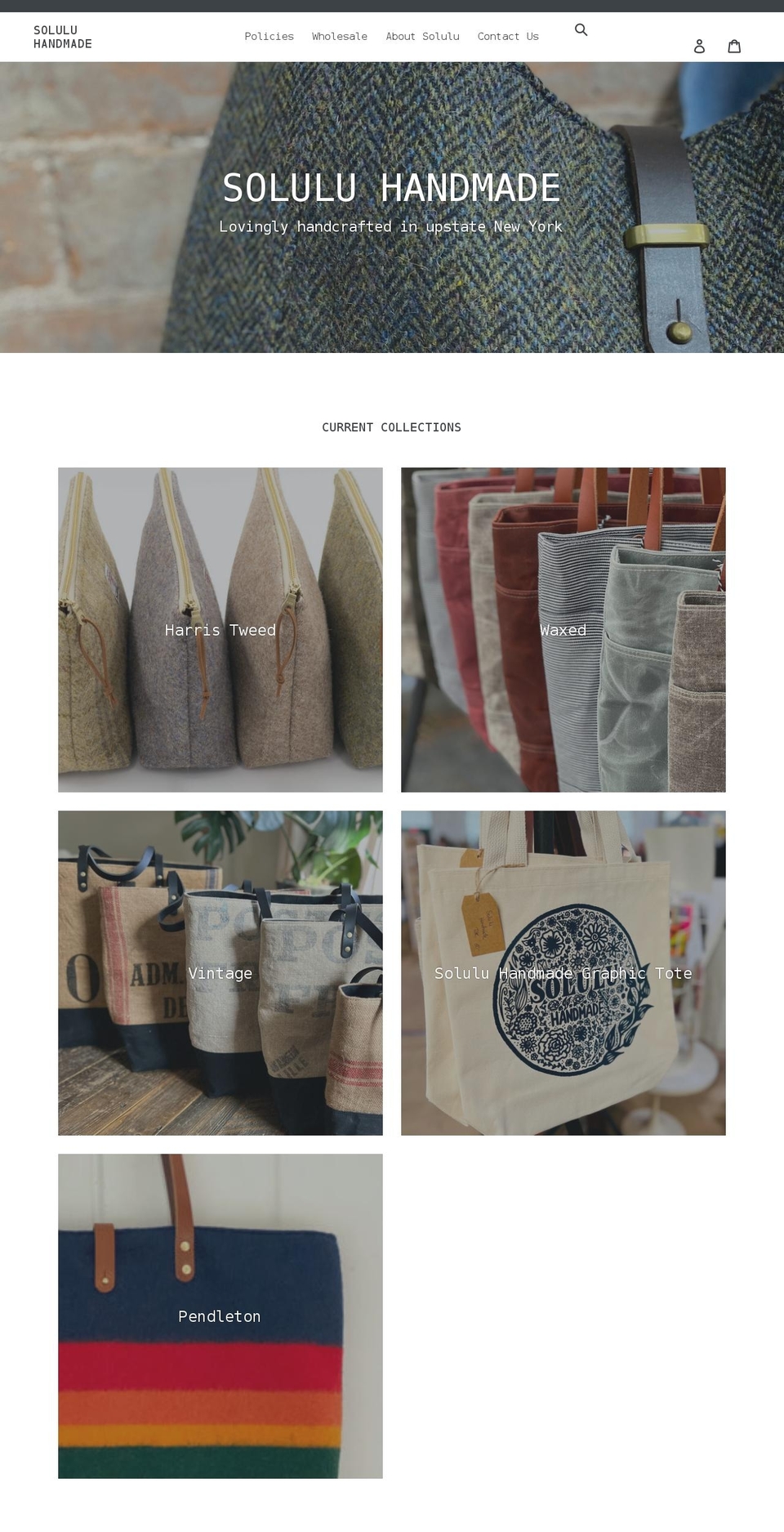soluluhandmade.com shopify website screenshot