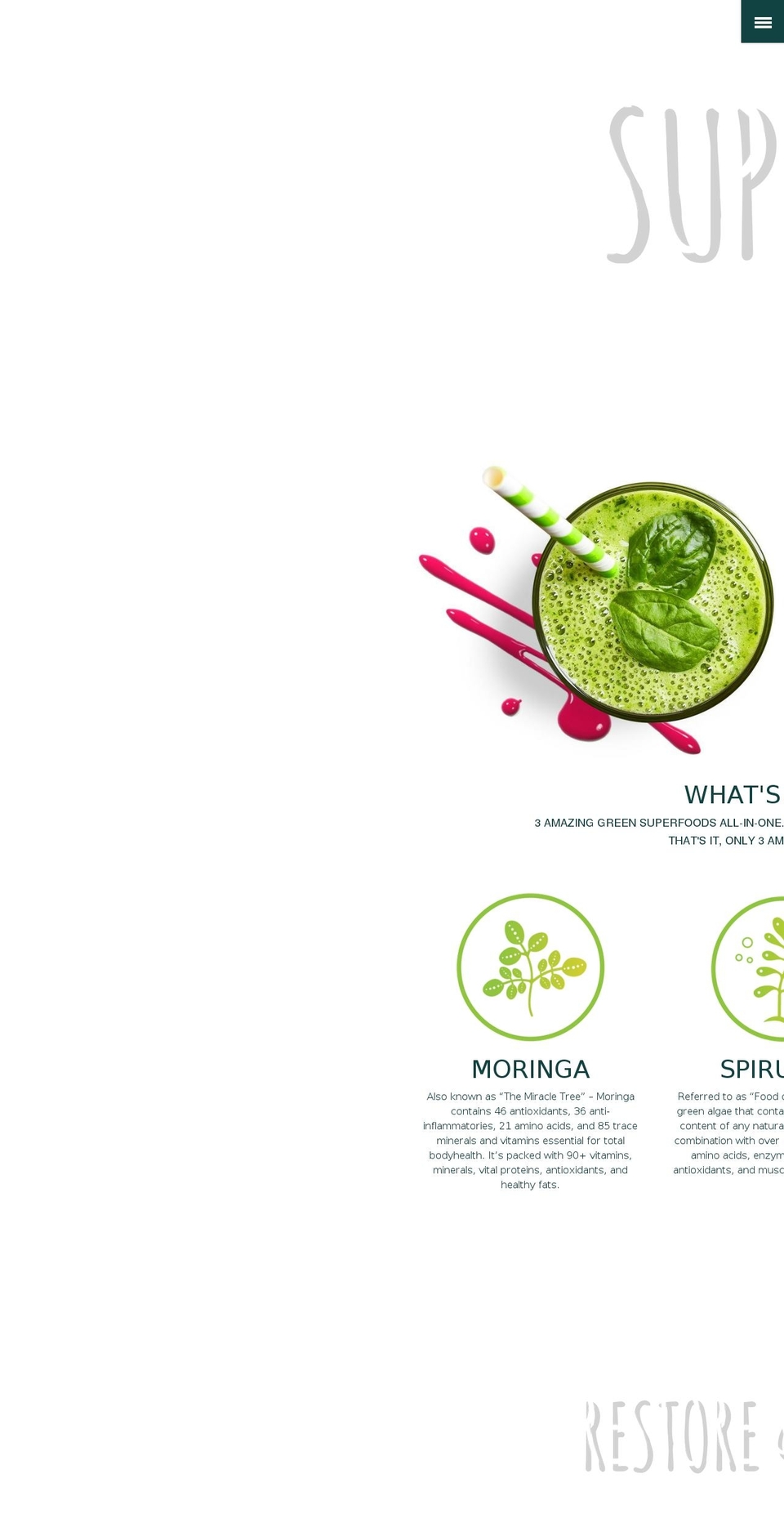solunasnaturalfoods.com shopify website screenshot