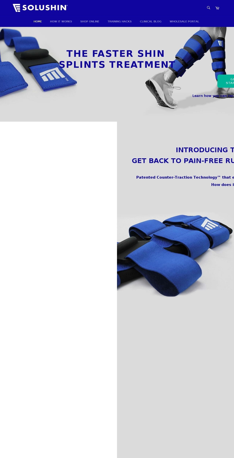 solushin.com shopify website screenshot