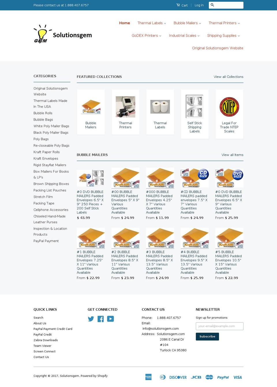 solutionsgem.net shopify website screenshot