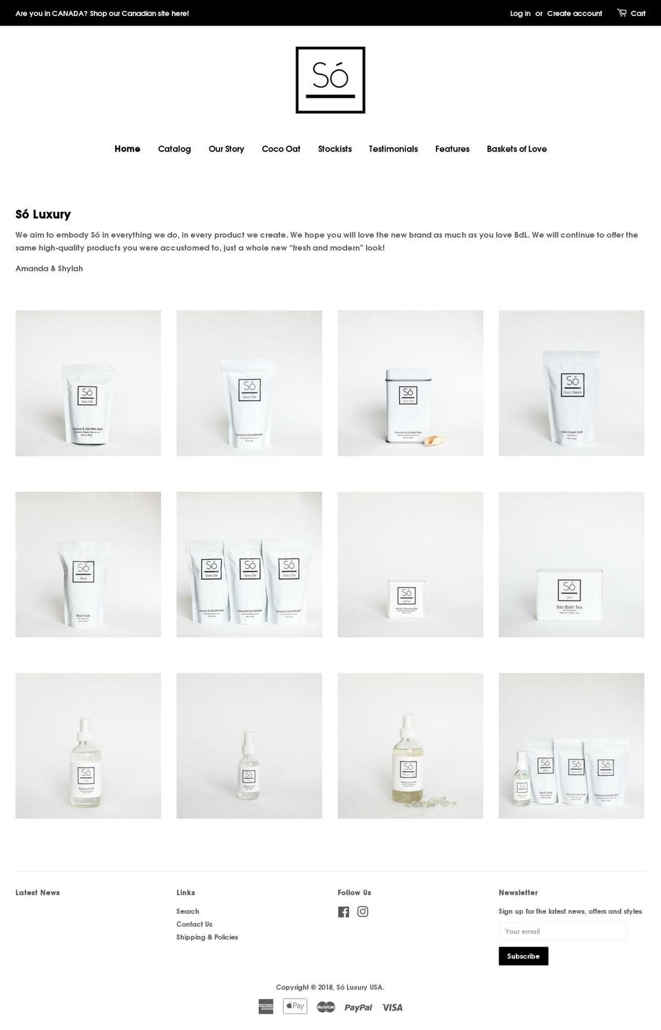 soluxury.com — Shopify storefront screenshot
