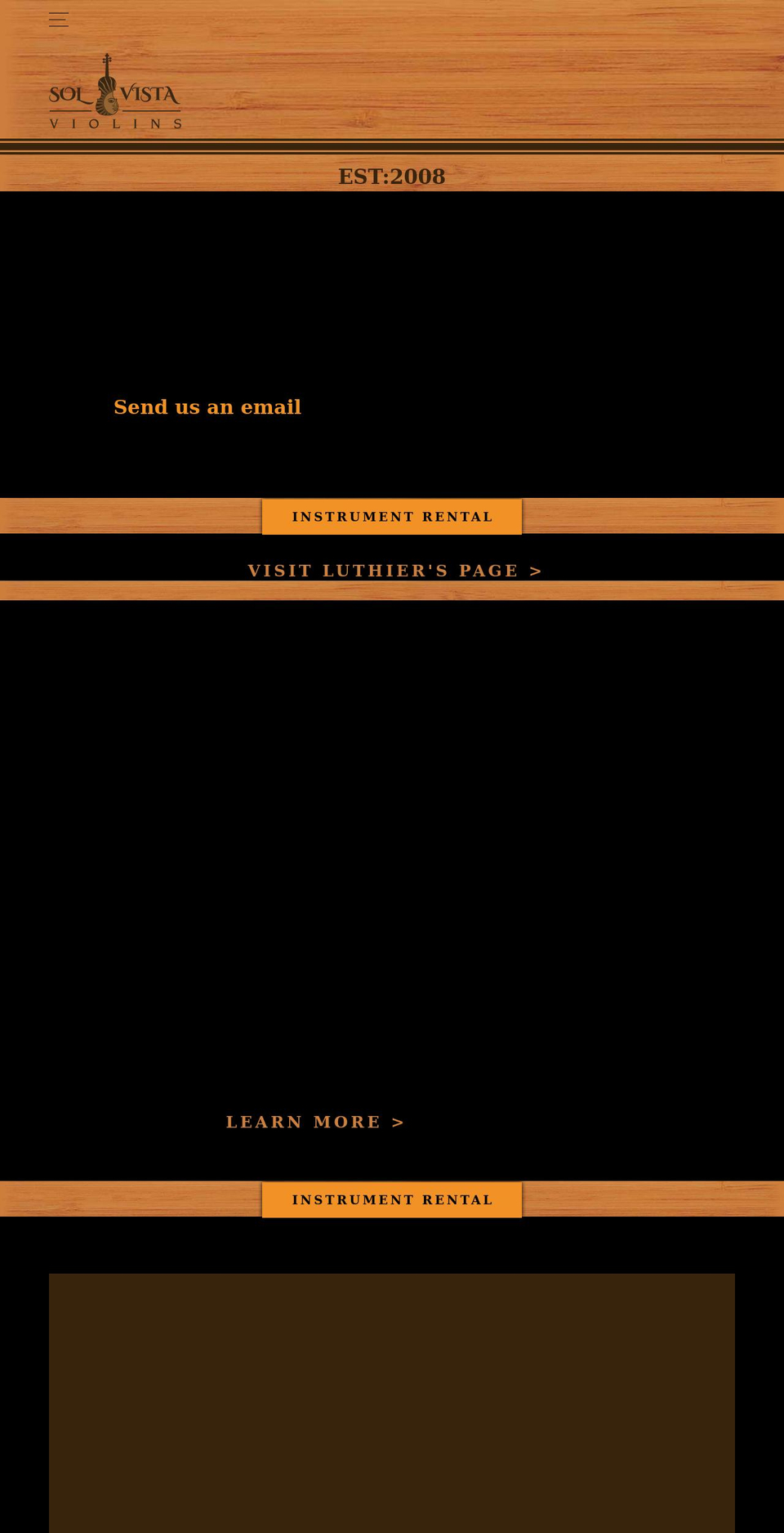 solvistaviolins.com shopify website screenshot