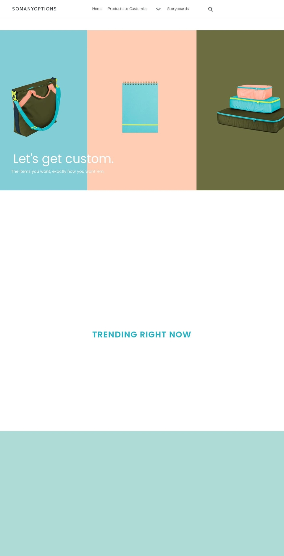 somanyoptions.com shopify website screenshot