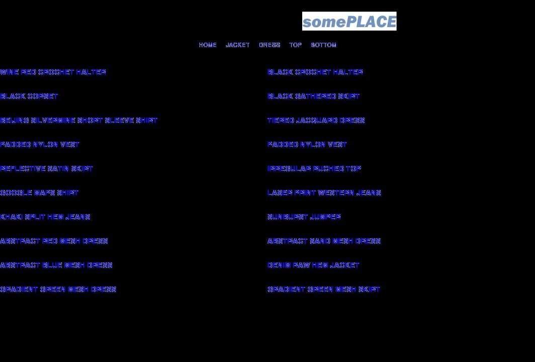 some-place.co.uk shopify website screenshot