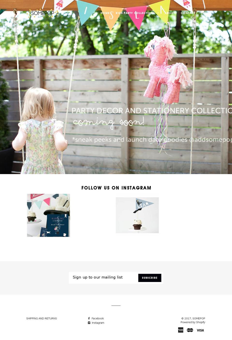 some-pop.com shopify website screenshot
