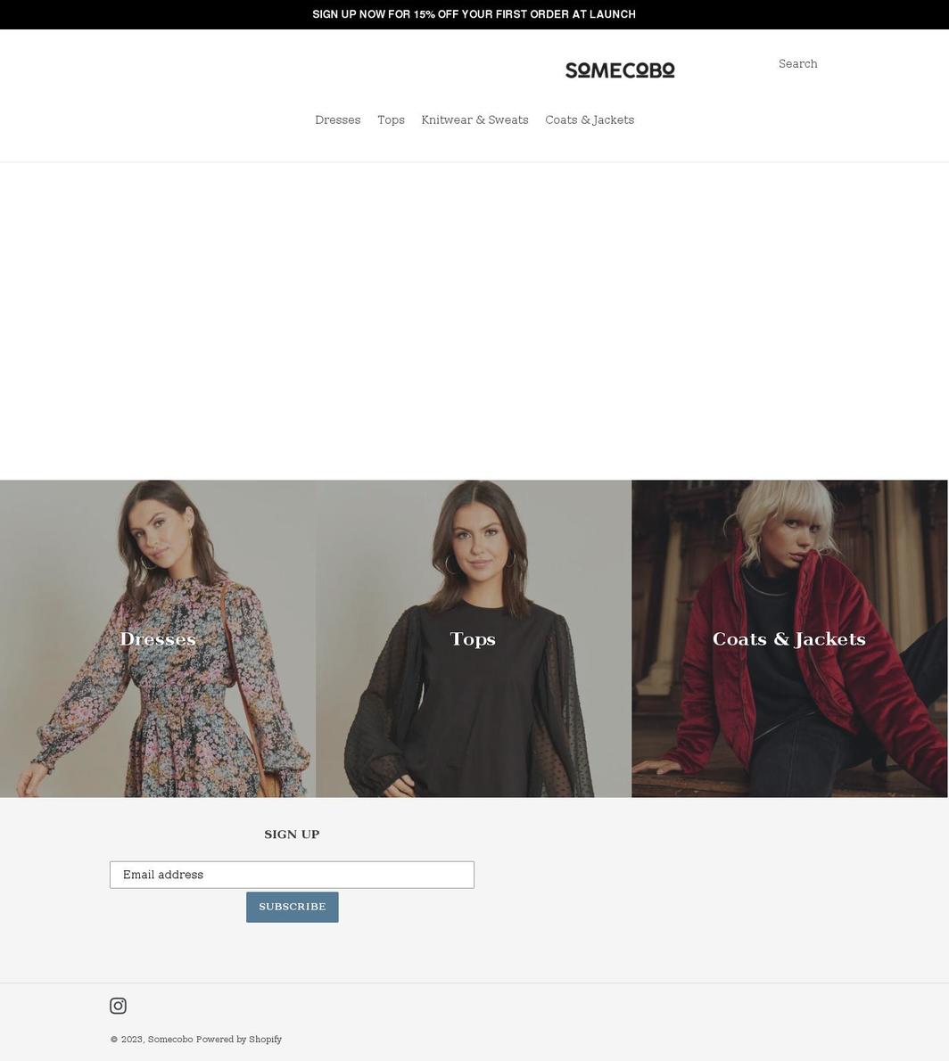 somecobo.com shopify website screenshot