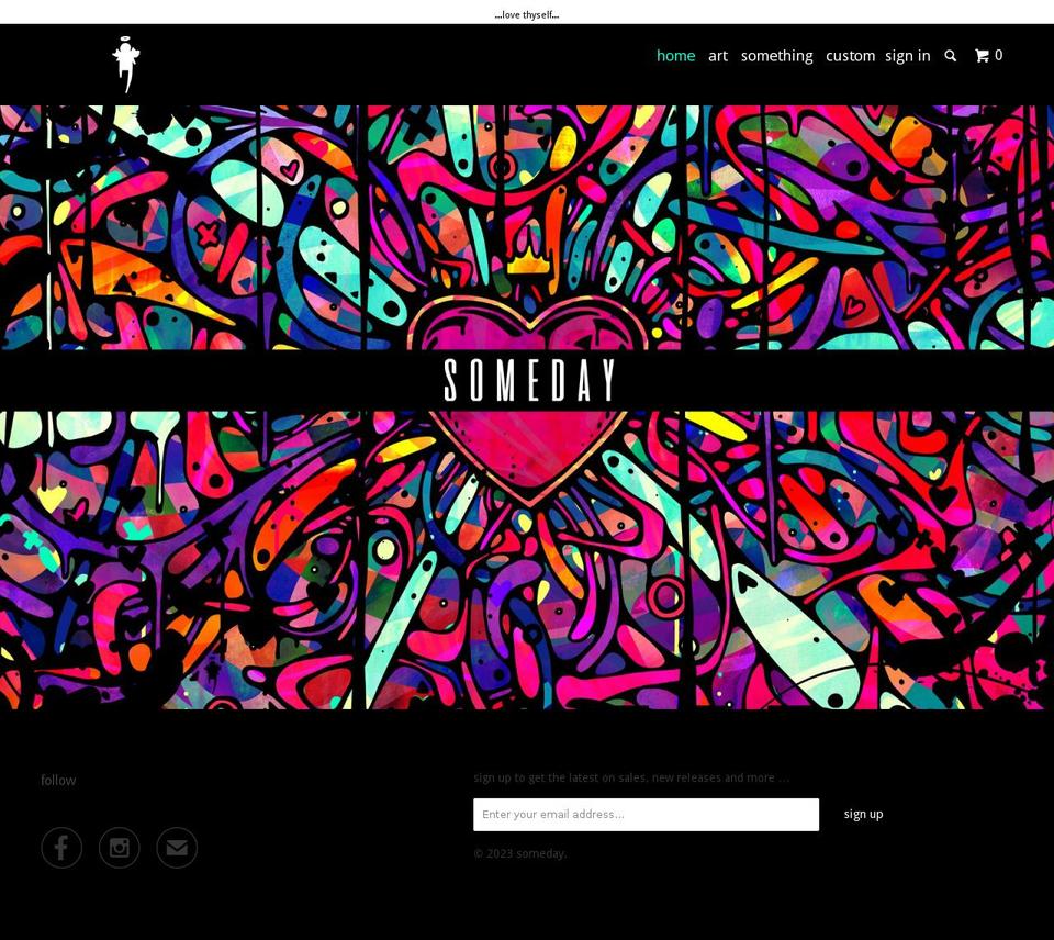 somedaydreamer.com shopify website screenshot