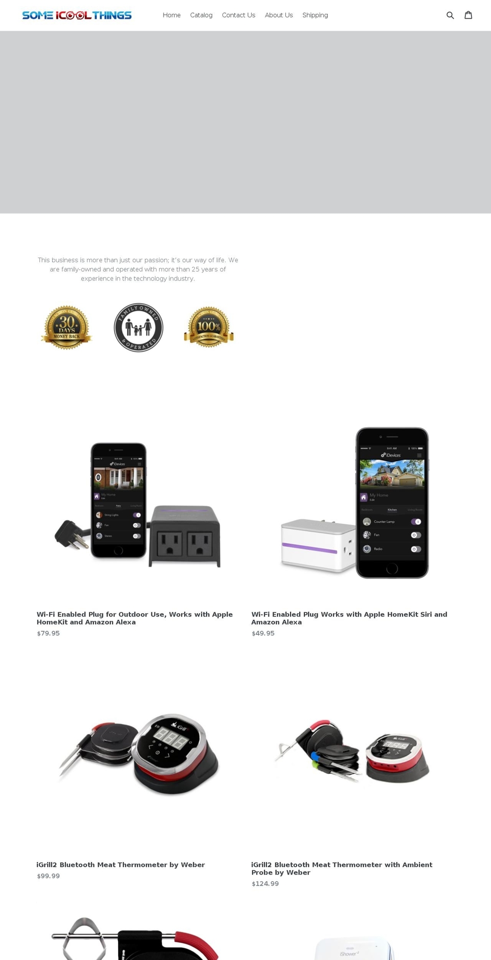 someicoolthings.com shopify website screenshot
