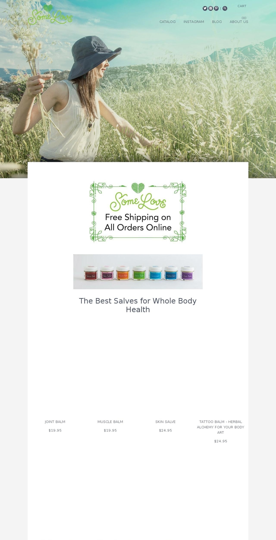 someloveherbs.com shopify website screenshot