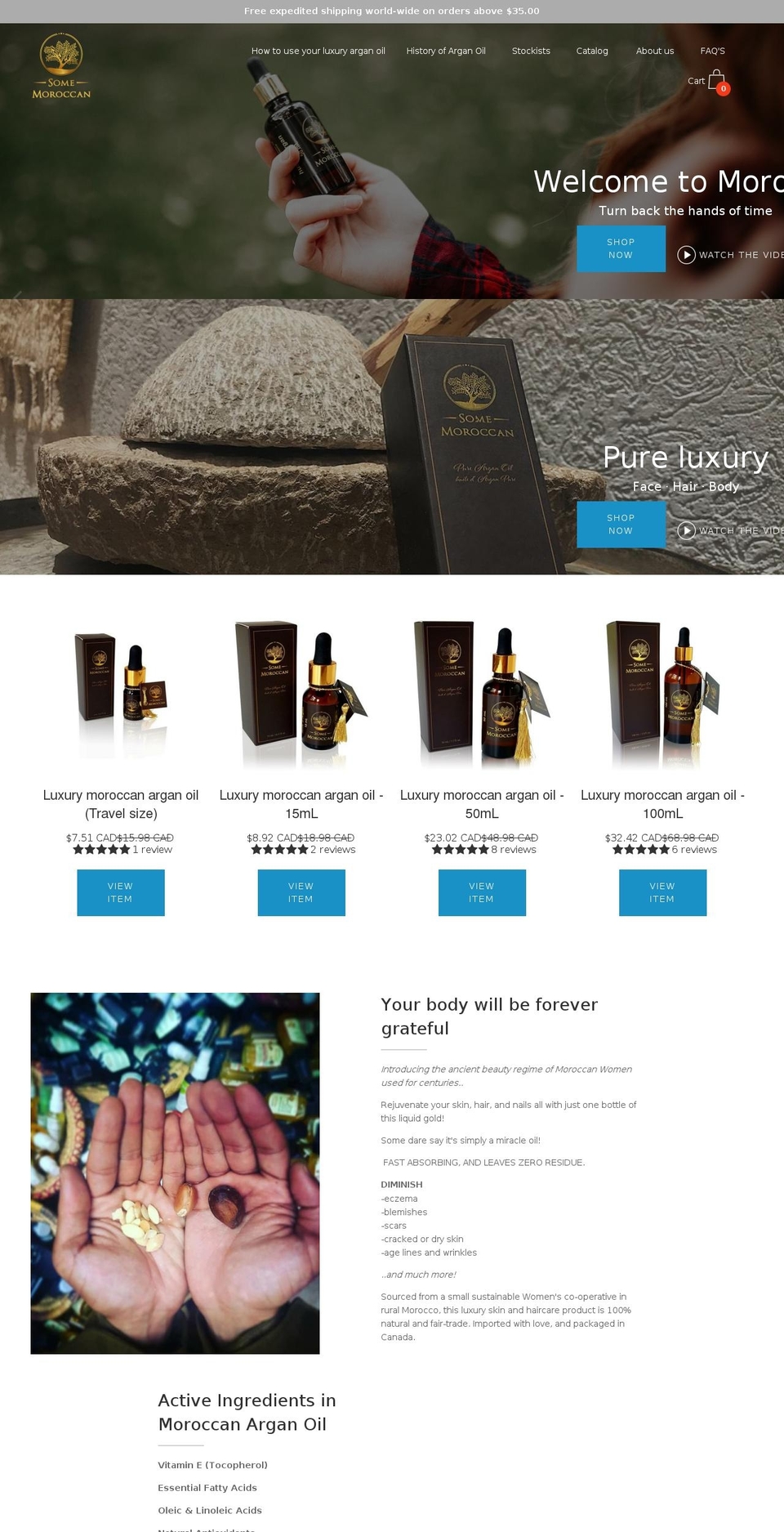 somemoroccan.com — Shopify storefront screenshot