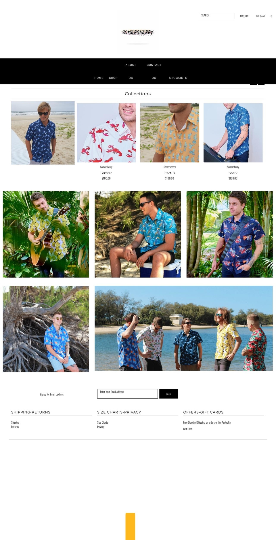 somersberry.com shopify website screenshot