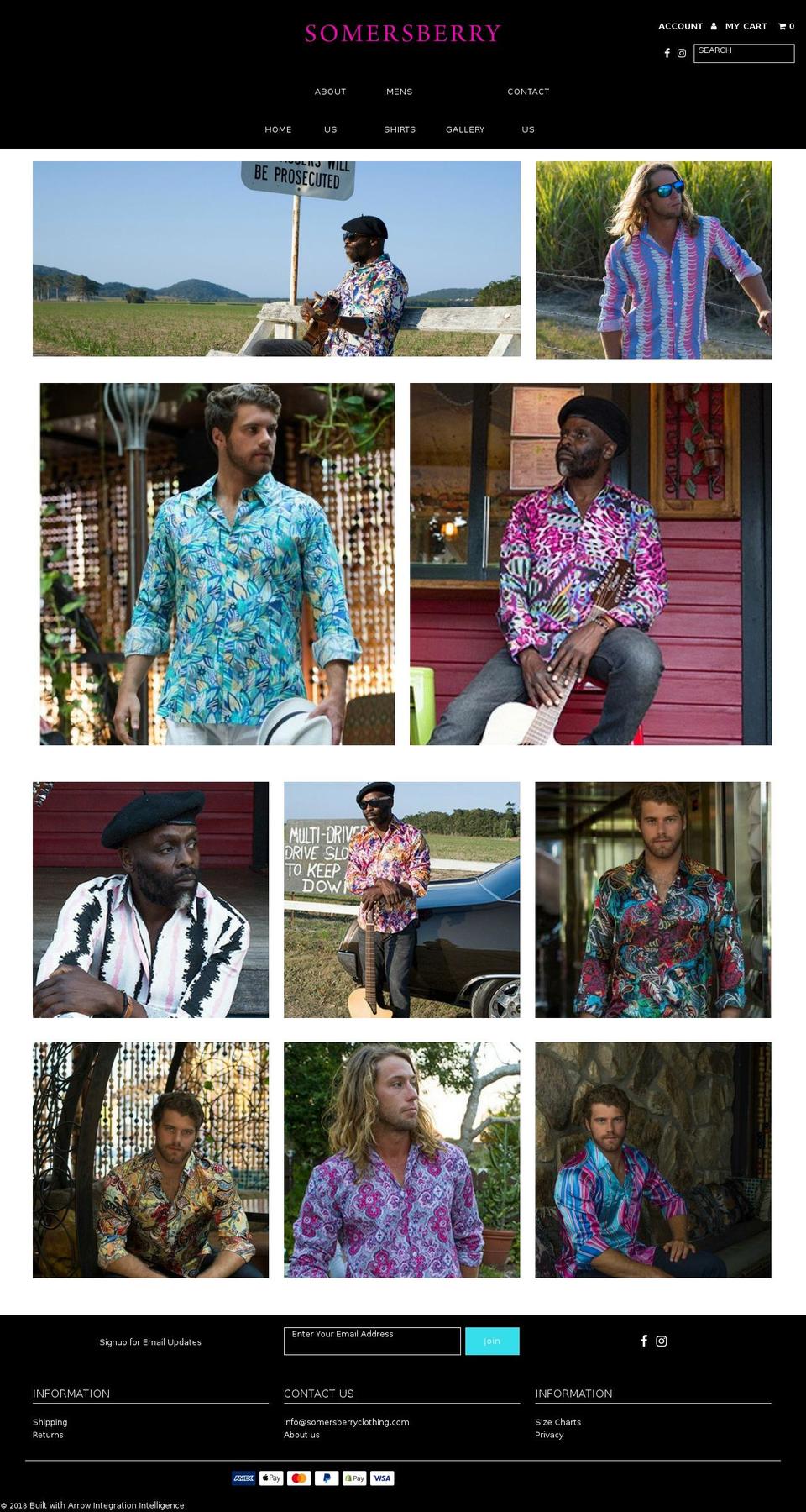 somersberry.myshopify.com shopify website screenshot
