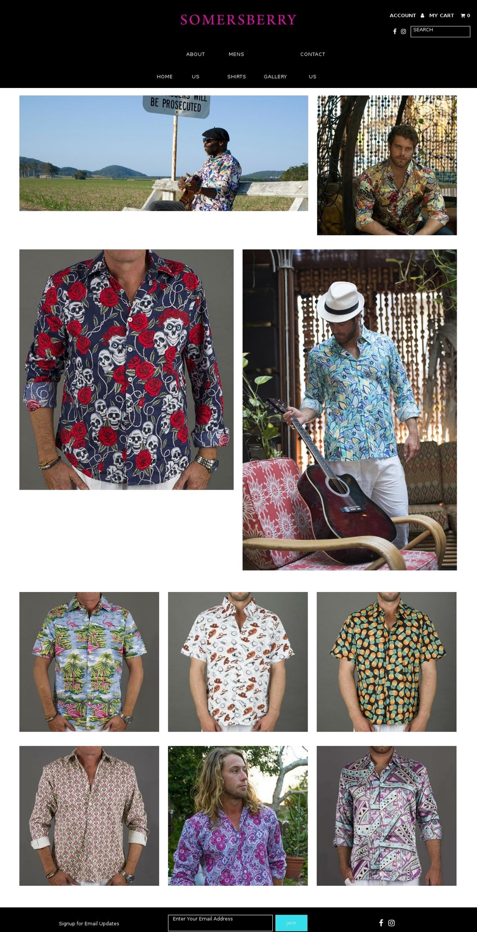 somersberryclothing.com — Shopify storefront screenshot