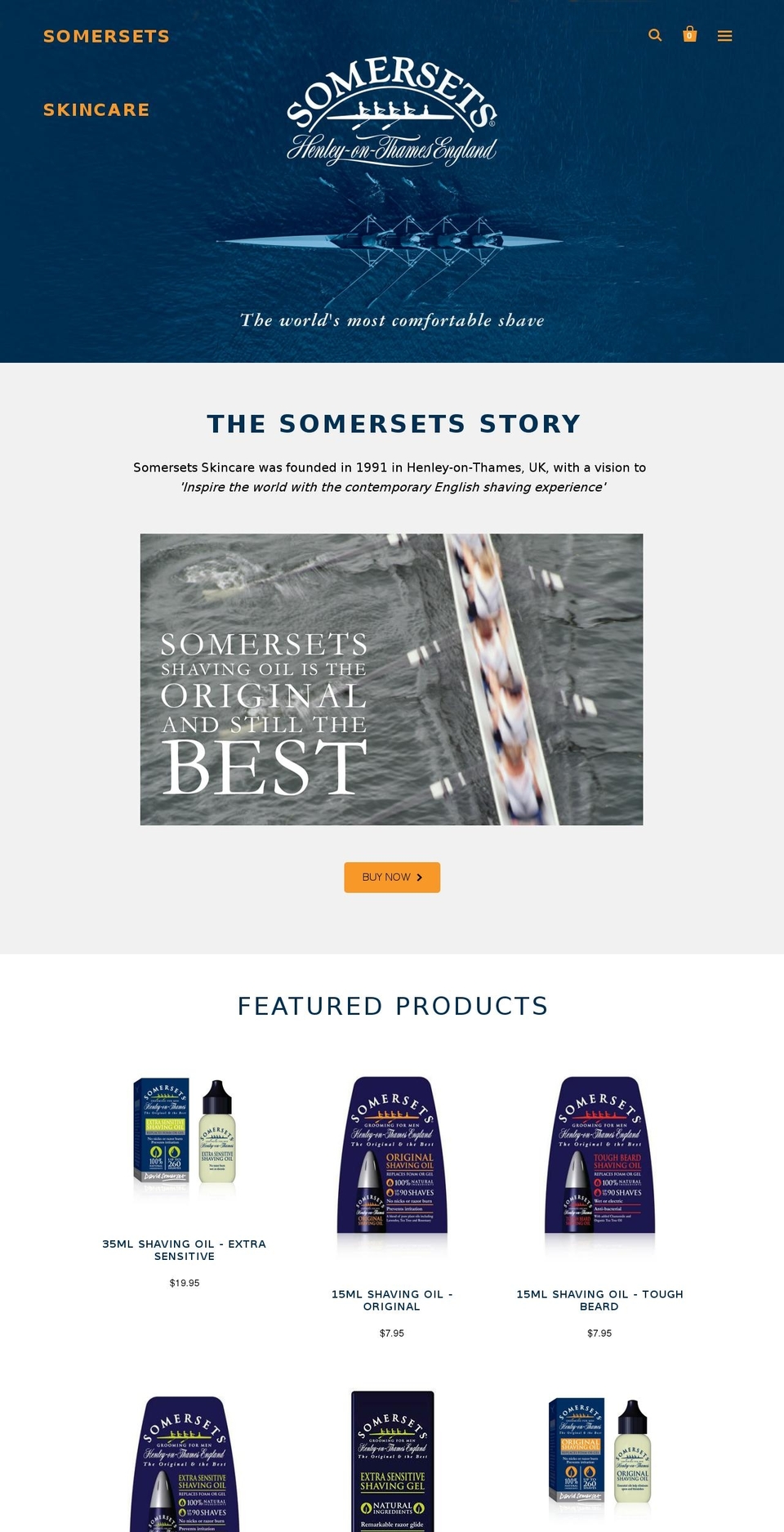 somersets.com.au shopify website screenshot