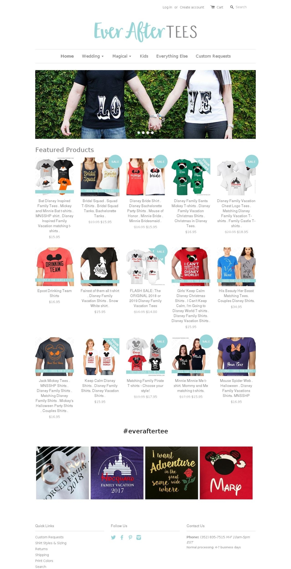 somethingbluedesigns.com — Shopify storefront screenshot