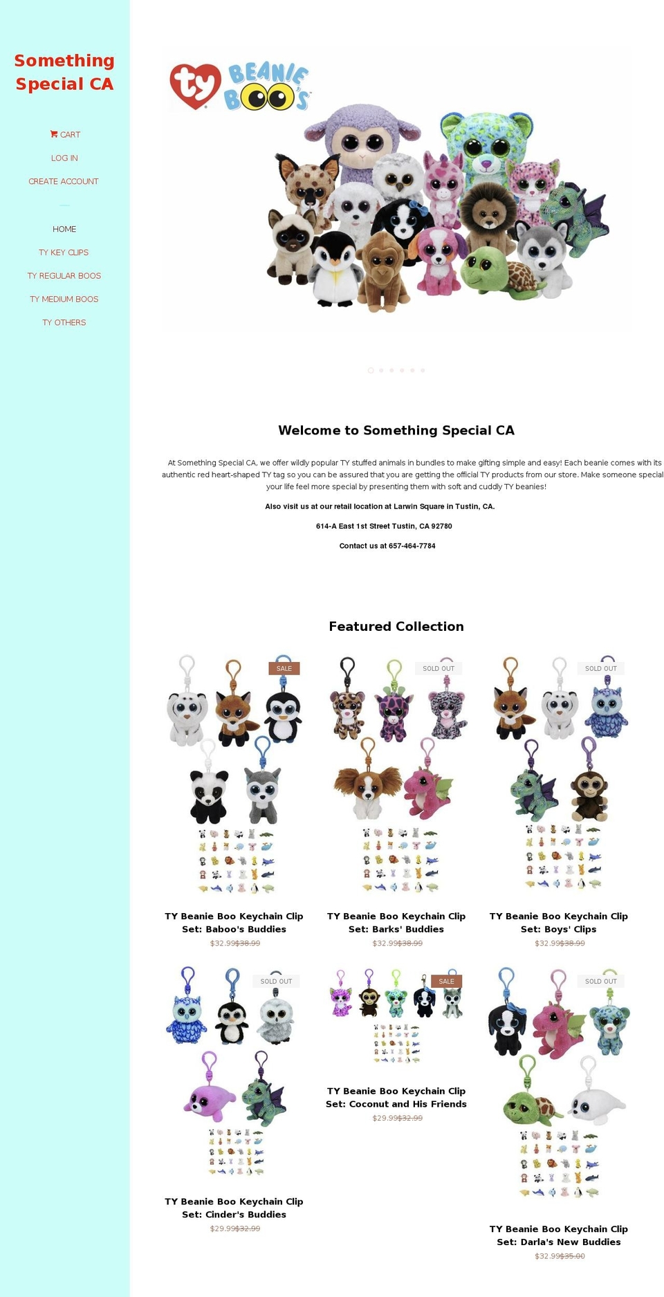 somethingspecialca.com — Shopify storefront screenshot