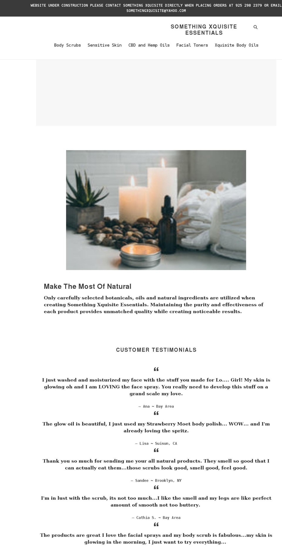 somethingxquisite.shop shopify website screenshot