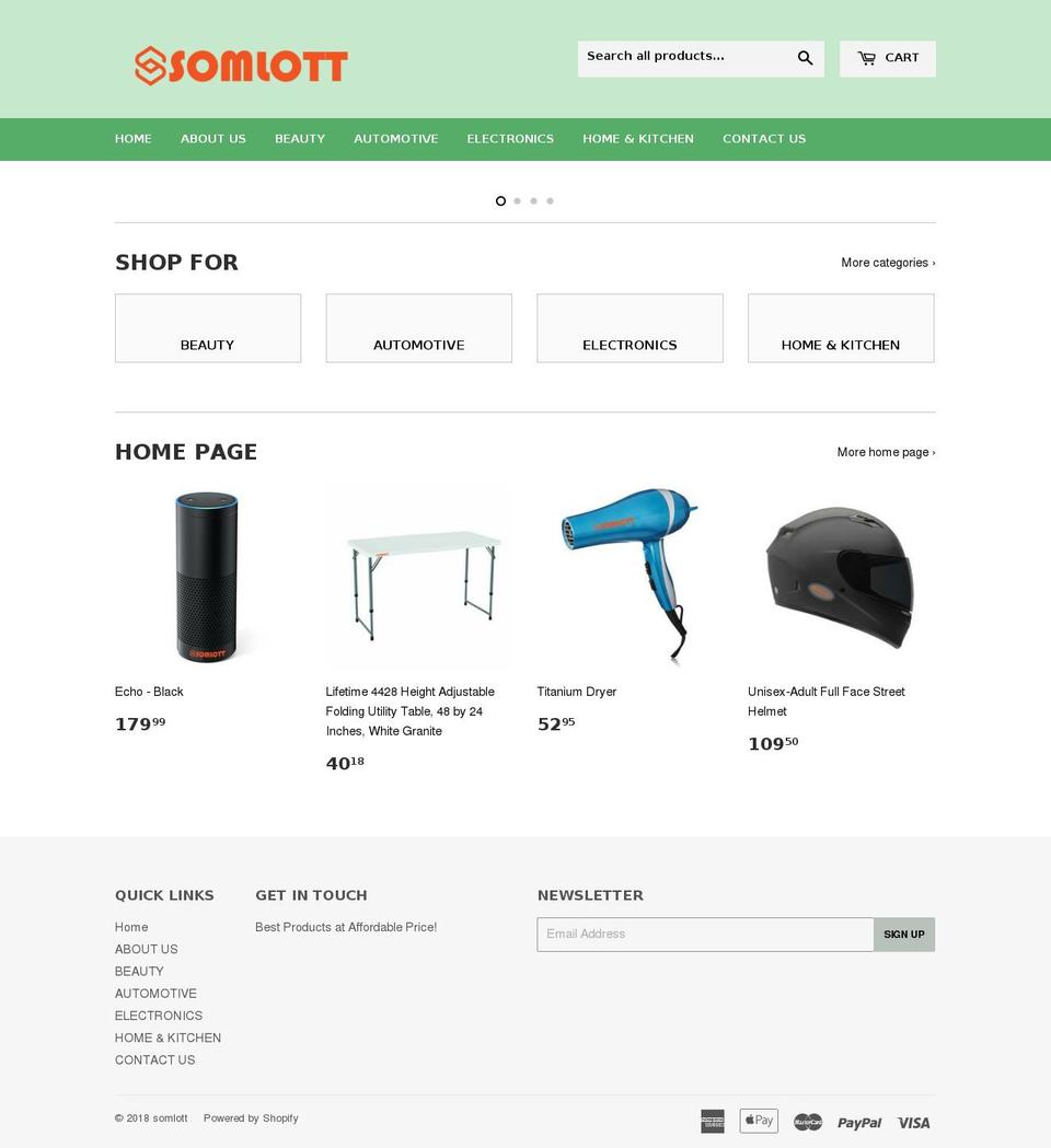 somlott.com — Shopify storefront screenshot