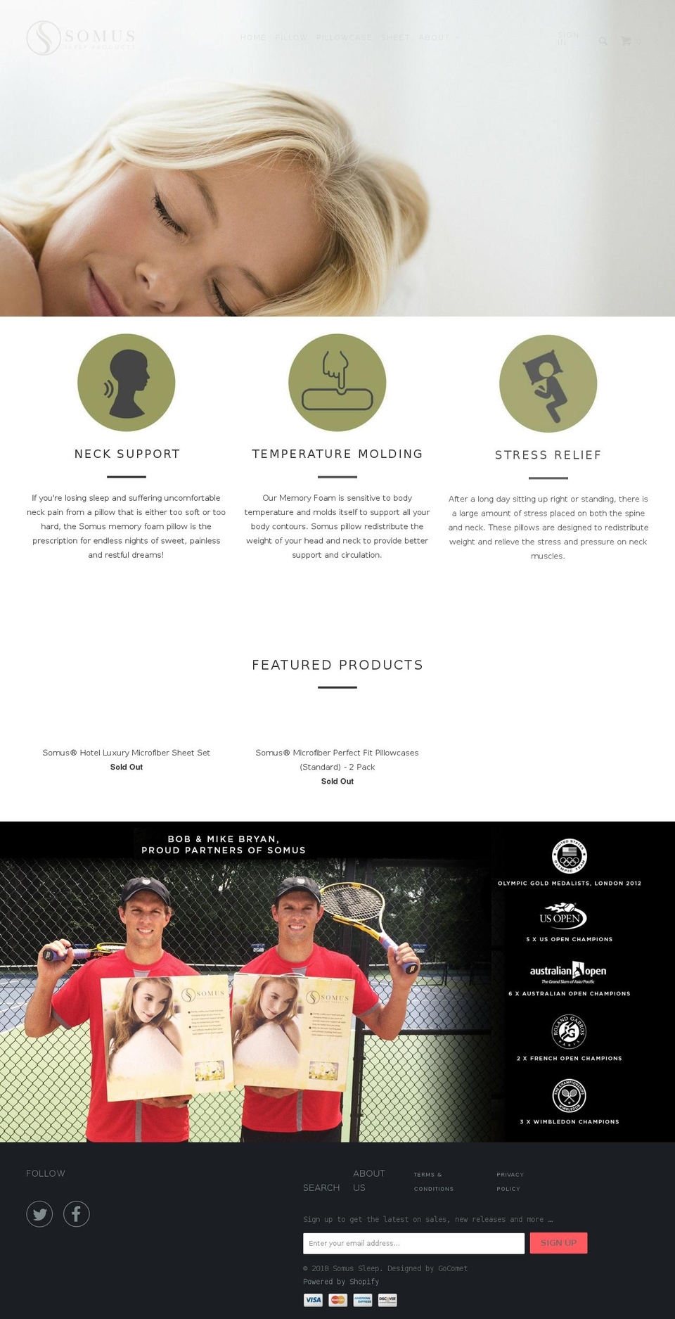 Comet-Production | Ameet Shopify theme site example somusrest.com