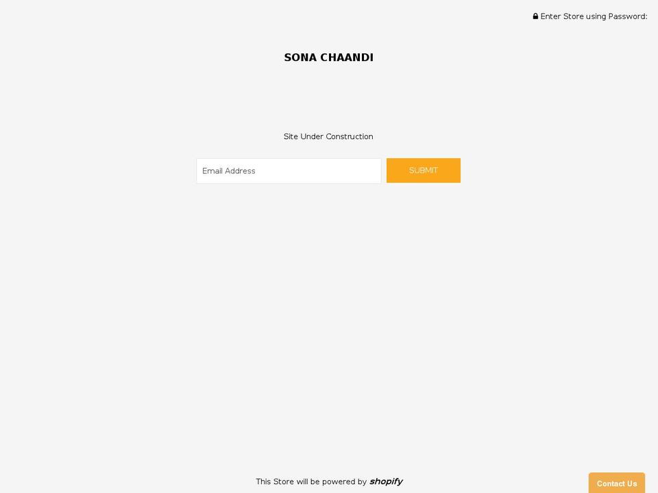 sonachaandi.com shopify website screenshot