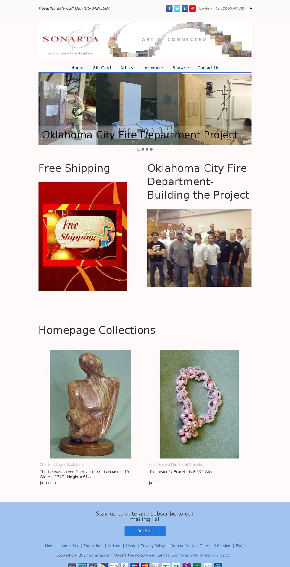 sonarta.com shopify website screenshot