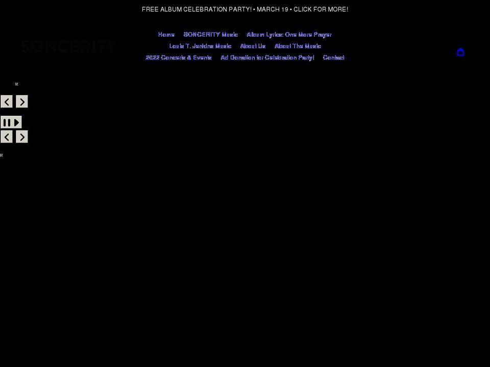 soncerity.com shopify website screenshot