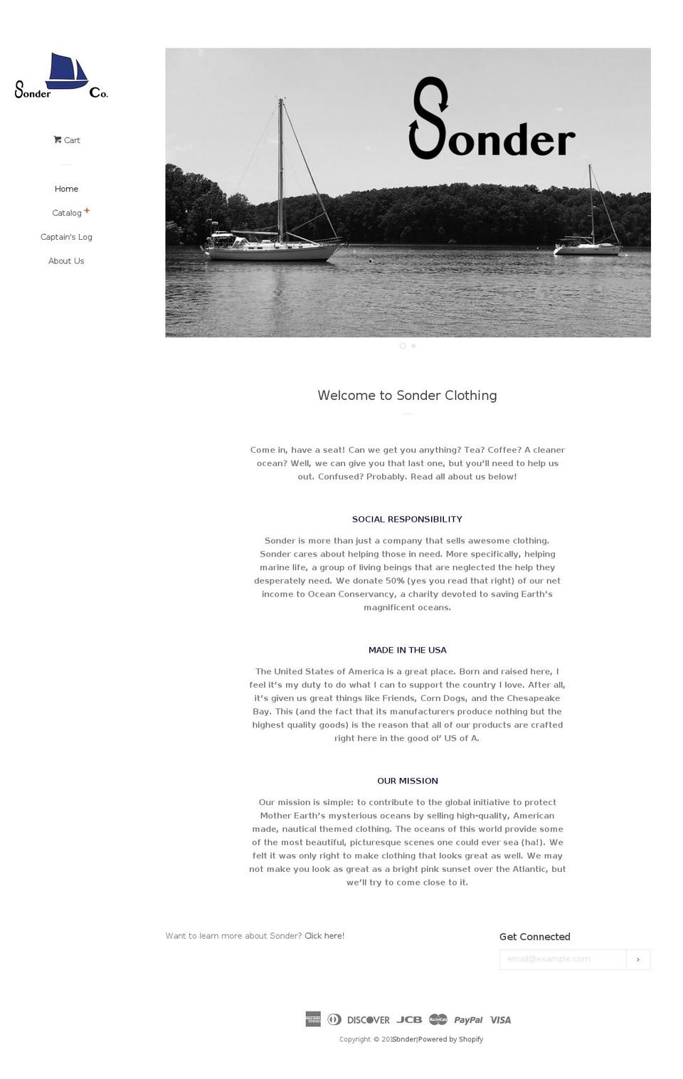sonderco.com shopify website screenshot